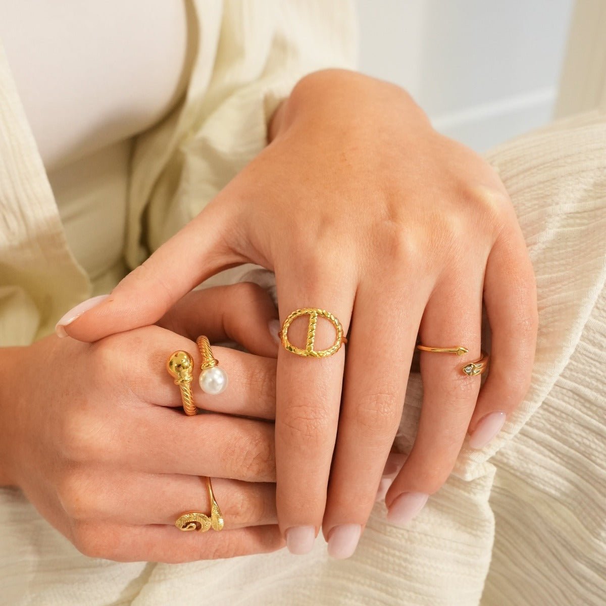 Anillo Perla Oro 18k